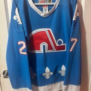 CCM Team Classics Quebec Nordiques Jersey - Ron Hextall #27